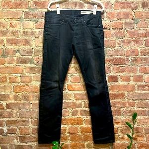 Black denim. Japanese style denim - made in Los Angeles USA.